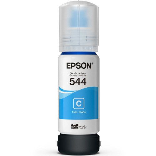 TINTA REFIL EPSON T544220 65ML CIANO - REF. T544220 - 1 UNIDADE