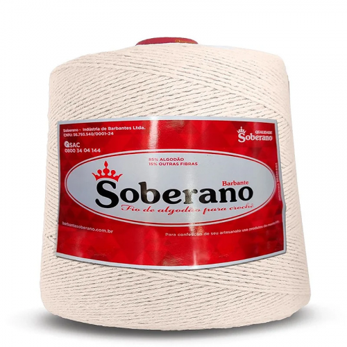 BARBANTE 6 FIOS 1KG CRU SOBERANO - REF. 6-K - 1 UNIDADE