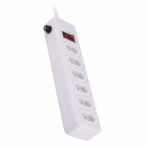 FILTRO LINHA 6 TOMADA BIVOLT NEWLINK - REF. PE101 - 1 UNIDADE