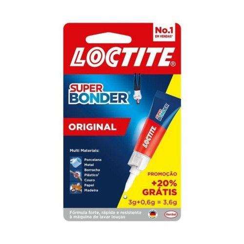 COLA SUPER BONDER PRECISAO 3,6G LOCTITE - 2857840 UN COM 1 UN