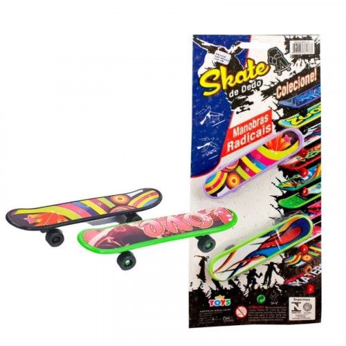 SKATE DE DEDO COM 2 PECAS MINI TOYS - REF. 0177 - 1 UNIDADE