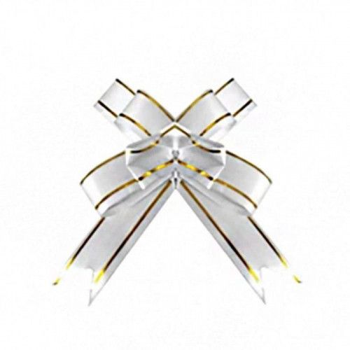 LACO PRONTO 11MM BRANCO/DOURADO - REF. 5170 - PACOTE COM 200 UNIDADES