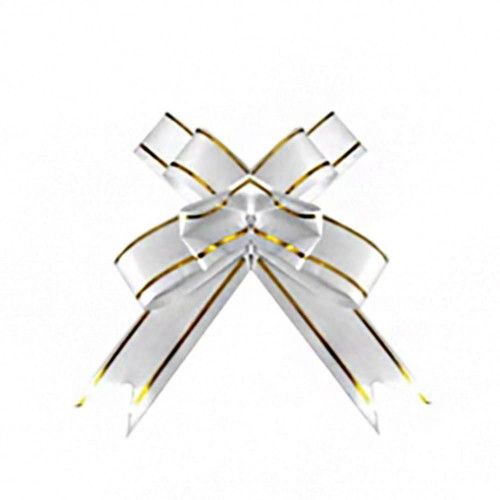 LACO PRONTO 11MM BRANCO/DOURADO - REF. 5170 - PACOTE COM 10 UNIDADES