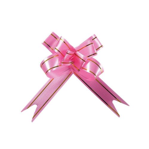 LACO PRONTO 17MM ROSA/DOURADO MAKE+ - REF. 5183 - PACOTE COM 10 UNIDADES