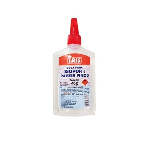 COLA ISOPOR/ E.V.A 40G IRIS OFFICE - REF. 71 - PACOTE COM 6 UNIDADES