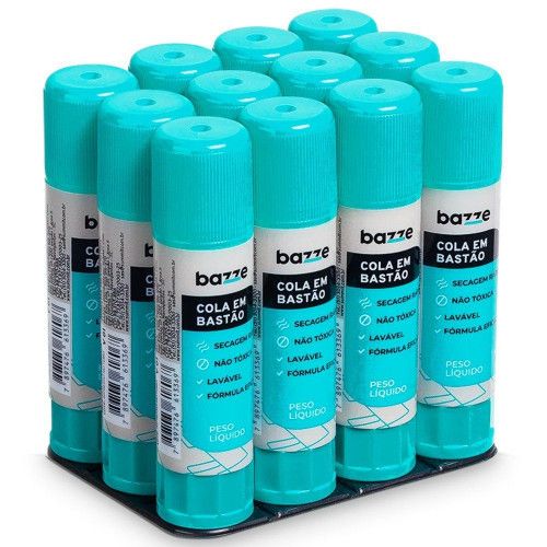 COLA BASTAO 10G BAZZE - REF. 608037 - CAIXA COM 12 UNIDADES