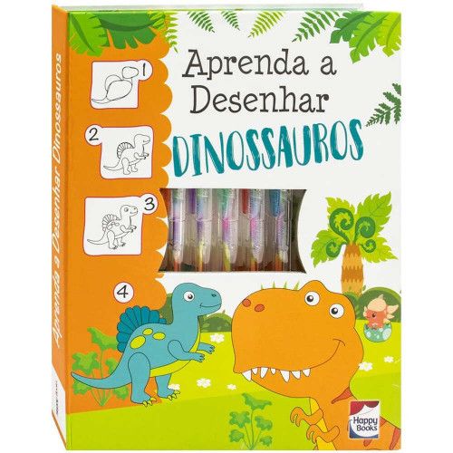 APRENDA A DESENHAR DINOSSAUROS - REF. 312770 - 1 UNIDADE