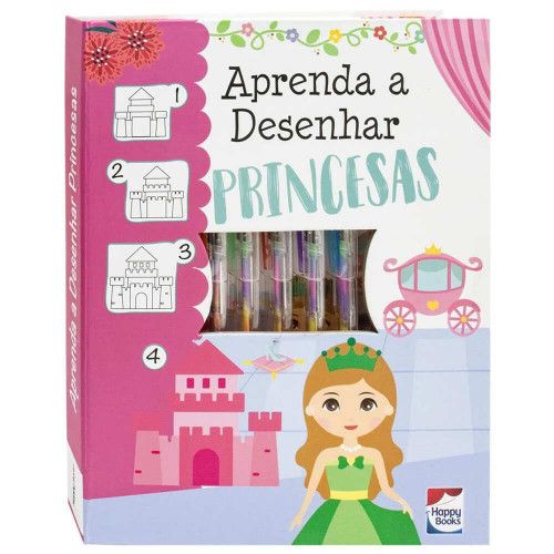 APRENDA A DESENHAR PRINCESAS - REF. 312789 - 1 UNIDADE
