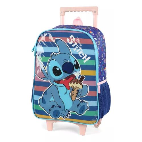 MOCHILETE STITCH AZUL LUXCEL - REF. IC41532SC-AZ - 1 UNIDADE