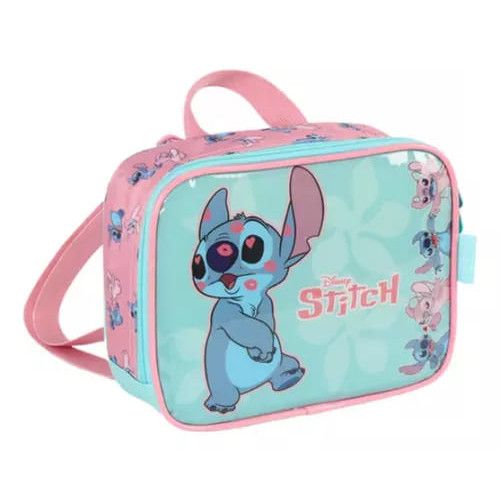 LANCHEIRA DE COSTAS STITCH VERDE LUXCEL - REF. LA41553SC-VD - 1 UNIDADE