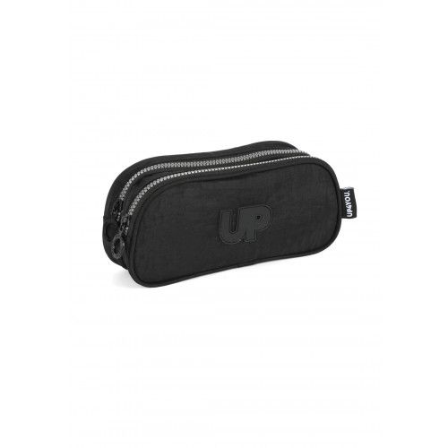 ESTOJO DUPLO CRINKLE PRETO LUXCEL - REF. ET49142UP-PTO - 1 UNIDADE