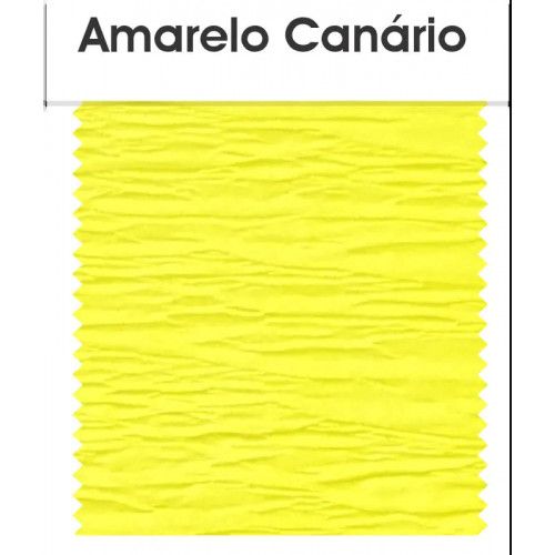 PAPEL CREPOM 48X2M ART FLOC AMARELO CANARIO - PACOTE COM 10 UNIDADES