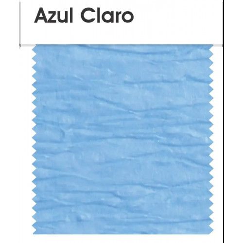 PAPEL CREPOM 48X2M ART FLOC AZUL CLARO - PACOTE COM 10 UNIDADES