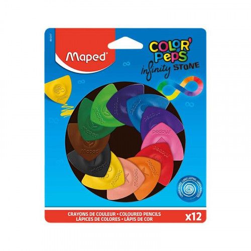 LAPIS 12 CORES COLORPEPS INFINITY STONEMAPED - REF. 861217 - 1 UNIDADE