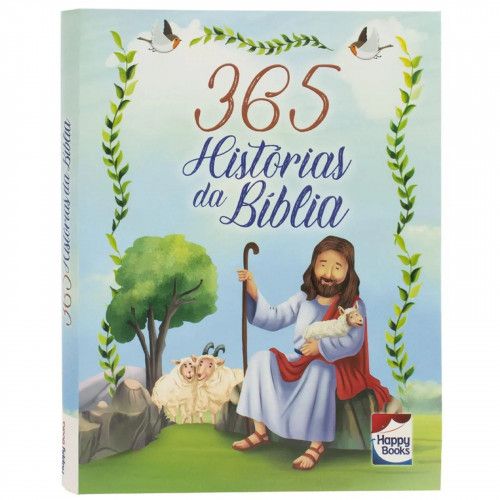 LIVRO 365 HISTORIAS DA BIBLIA HAPPY BOOKS - REF. 302899 - 1 UNIDADE