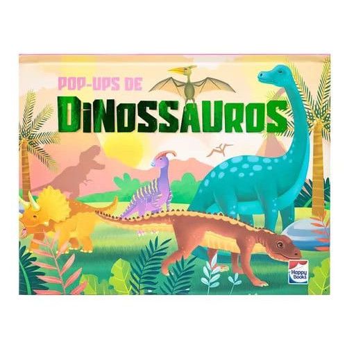 LIVRO POP UPS DINOSSAUROS HAPPY BOOKS - REF. 314838 - 1 UNIDADE