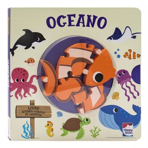 LIVRO QUEBRA CABECA MADEIRA OCEANO HAPPY BOOKS - REF. 313602 - 1 UNIDADE