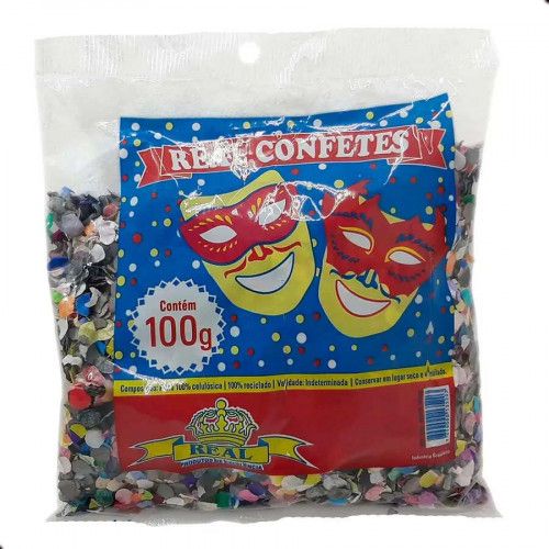 CONFETE 100G REAL SEDA - REF. 00.1599 - 1 UNIDADE