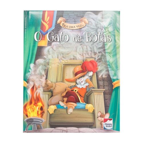 LIVRO ERA UMA VEZ O GATO DE BOTAS HAPPY BOOK - REF. 303097 - 1 UNIDADE