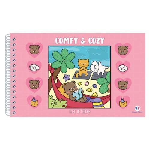 LIVRO COLORIR ESP COMFY AND COZY PINK CIRANDA - 1 UNIDADE