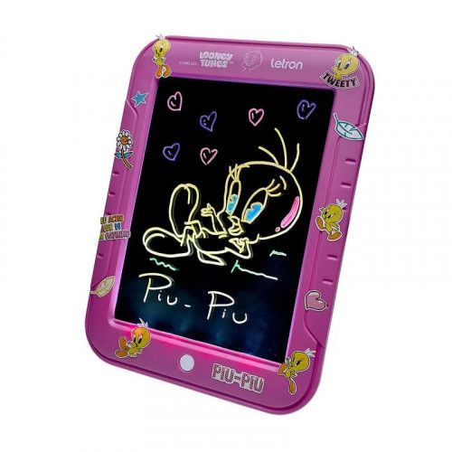 LOUSA DESENHO GLOW PAD LOONEY TUNES PIU LETRON - REF. 10506 - 1 UNIDADE