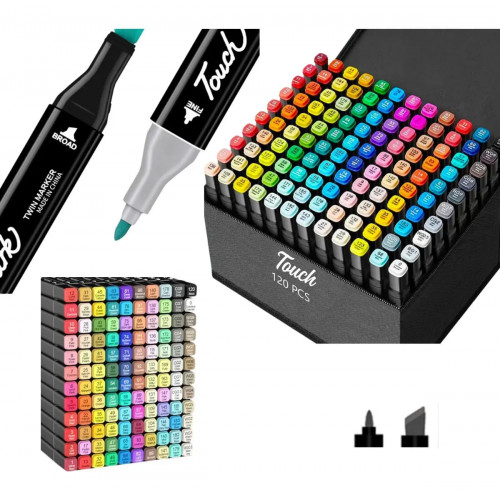PINCEL MARCADOR ARTIS.DUAL TOUCH C/120 - UN COM 1 UN