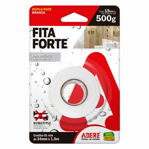 FITA D.FACE ESPUMA 24MMX1,5M AREAS UMIDAS - 25586030121 UN COM 1 UN
