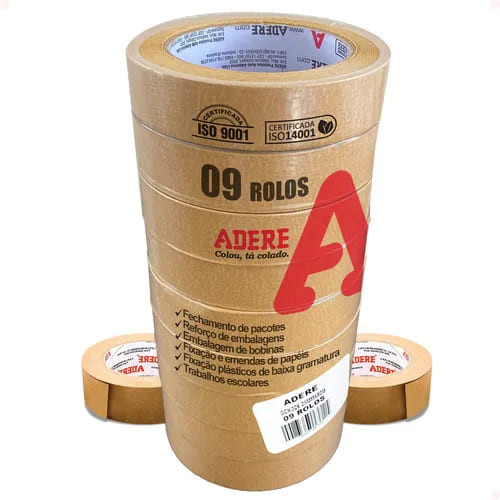 FITA EMPAC.KRAFT 25MMX50M ADERE - 12048000041 PT COM 9 UN