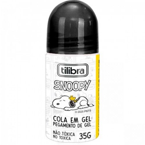 COLA GEL 35G SNOOPY TILIBRA - REF. 392456 - PACOTE COM 12 UNIDADES