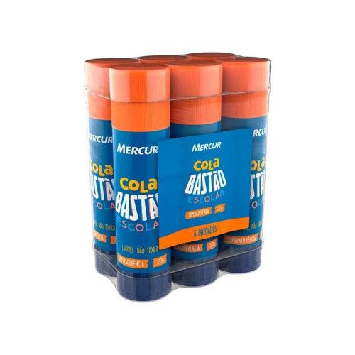 COLA BASTAO 20G BERCO MERCUR - REF. B01010902045 - CAIXA 6 UNIDADES