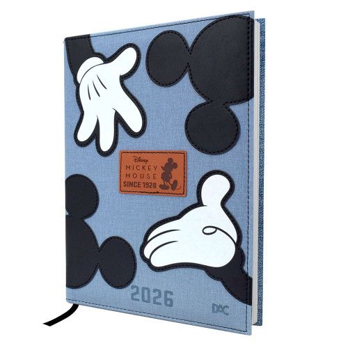 AGENDA COSTURADA MICKEY DAC 2026 - REF. 5360 - PACOTE COM 4 UNIDADES