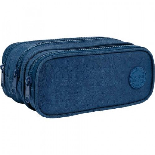 ESTOJO TRIPLO ACADEMIE AZUL TILIBRA - REF. 347311 - 1 UNIDADE