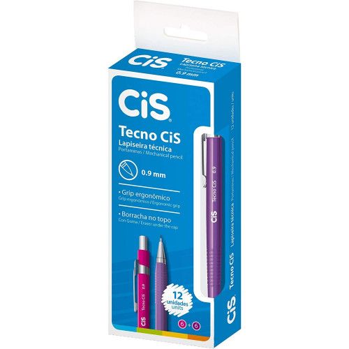 LAPISEIRA 0.9 TECNOCIS LILAS CIS - REF. 250.5121 - CAIXA COM 12 UNIDADES