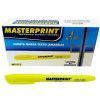 PINCEL MARCA TEXTO AMARELO MASTERPRINT - REF. MP612 - CAIXA COM 12 UNIDADES