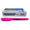 PINCEL MARCA TEXTO ROSA MASTERPRINT - REF. MP612 - CAIXA COM 12 UNIDADES