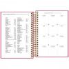 AGENDA ESPIRAL NAPOLI FEMININA M5 TILIBRA 2025 - REF. 145530 - PACOTE COM 5 UNIDADES