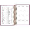 AGENDA ESPIRAL NAPOLI FEMININA M5 TILIBRA 2026 - REF. 145530 - PACOTE COM 5 UNIDADES