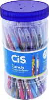 CANETA ESFEROGRAFICA 0.7 CANDY CIS - REF. 5915 CAIXA COM 50 UNIDADES