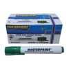 PINCEL QUADRO BRANCO MP619 VERDE MASTERPRINT - REF. MP619 - CAIXA COM 12 UNIDADES