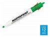 PINCEL QUADRO BRANCO MP619 VERDE MASTERPRINT - REF. MP619 - CAIXA COM 12 UNIDADES