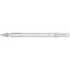 CANETA GEL 0.8 NOBLE METAL BRANCO - REF. UM-120 - CAIXA COM 12 UNIDADES