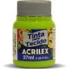TINTA PARA TECIDO 37ML VERDE MACA - REF. 802 - 1 UNIDADE
