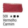 TINTA PARA TECIDO 37ML VERMELHO CARMIM - REF. 509 - 1 UNIDADE