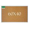 QUADRO CORTICA 60X40 ALUMINIO POP - REF. 5701 - 1 UNIDADE