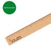 REGUA 30CM MADEIRA SOUZA - REF. 1532 - CAIXA COM 12 UNIDADES
