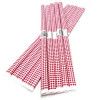 PLASTICO PARA ENCAPAR 45X2M XADREZ VERMELHO CROMUS - REF. 37204 - PACOTE COM 5 UNIDADES
