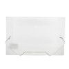 PASTA ABA ELASTICA PLASTICA 40MM SOFT TRANSPARENTE DAC - REF. 504TR - CAIXA COM 10 UNIDADES
