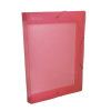 PASTA ABA ELASTICA PLASTICA 40MM SOFT VERMELHO DAC - REF. 504VM - CAIXA COM 10 UNIDADES