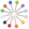 ALFINETE MAPA 6MM BOLA COM 50 UNIDADES BRW - 1 UNIDADE