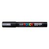 CANETA UNI POSCA PC-5M 5D PRATA CIS - REF. PC-5M 5D - 1 UNIDADE